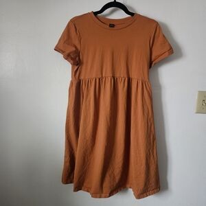 SHEIN Burnt Orange Tshirt Dress